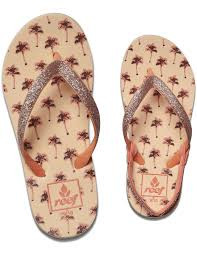 Reef Slippers Kinderen LITTLE STARGAZER - Coral Palm mt 33/34