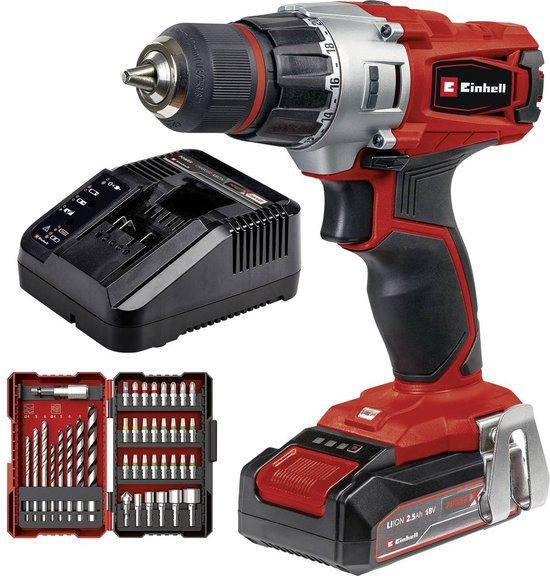 Einhell Power X-Change TE-CD 18/2 Li +39 (1x2,5 Ah) 4514219 Accu-schroefboormachine 18 V 2.5 Ah Li-i