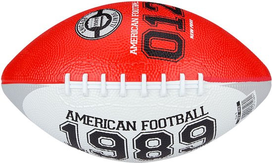 New Port American Football - Mini - Rood/Wit/Zwart