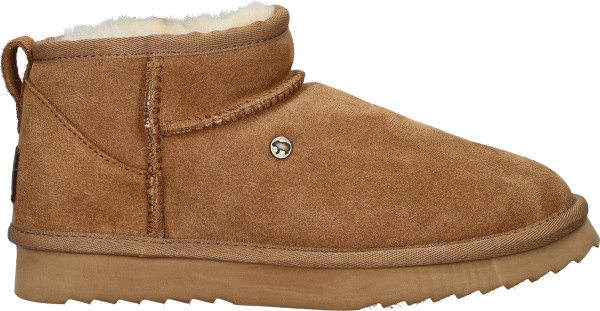 Warmbat - Maat 39 - Durack Women Suede Boot Dames Laarzen - Cognac