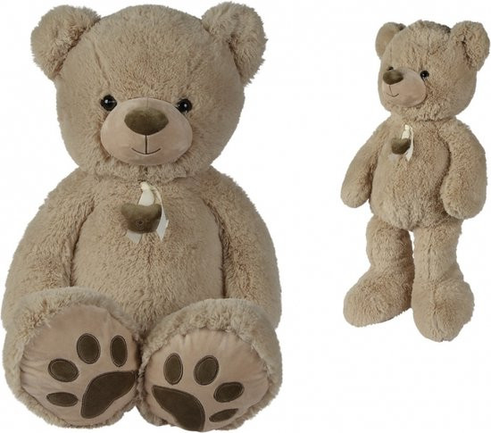 Nicotoy - Beer - 100cm - Pluche - Knuffel