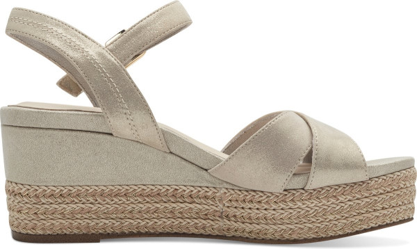 Tamaris Core - maat 40 - Dames Sandalen - CHAMPAGNE