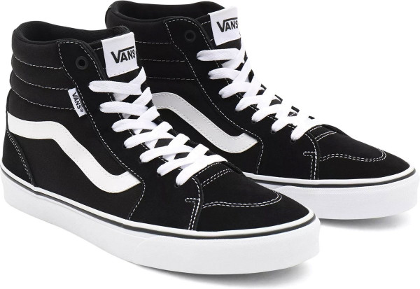VANS MN Filmore Hi - maat 44 - (SUEDE/CANVAS)BLACK/WHITE