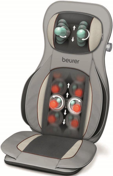 Beurer MG 320 HD Shiatsu Massagekussen - Massagestoel - 3 in 1 - Bodyscan - Verwarming - Luchtcompre