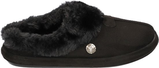 Super Cracks Home Dames Pantoffels - 37 - Black