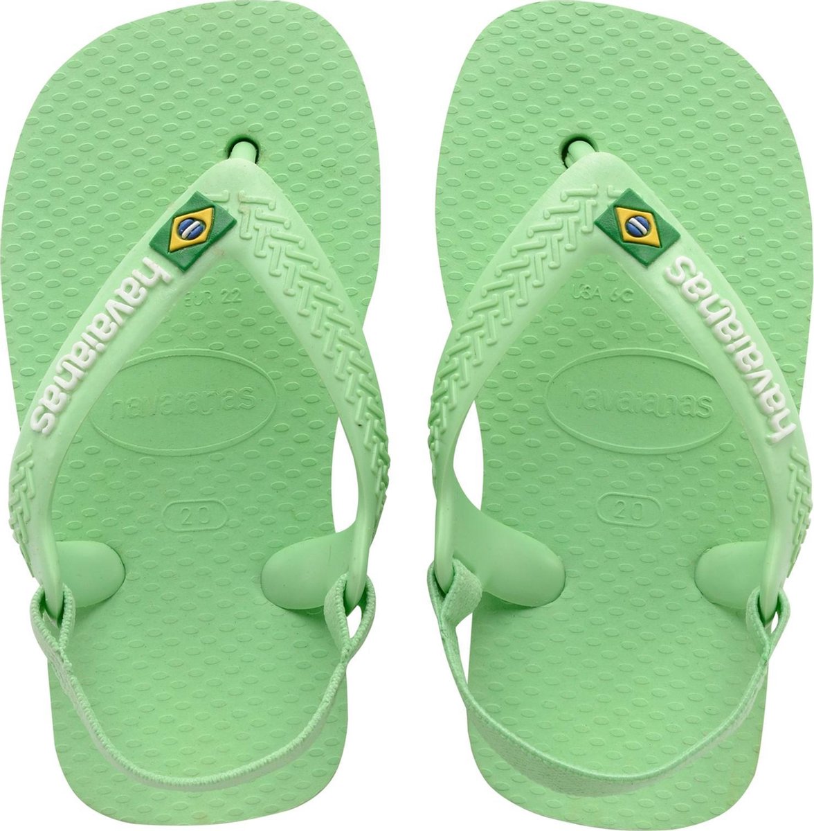 weg te verspillen Koopje Strikt Havaianas Baby Brasil Logo II Unisex Slippers - Hydro Green - Maat 25/26 |  DGM Outlet
