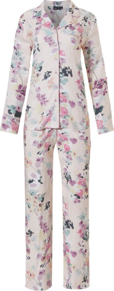 Pastunette - Maat 48 - Deluxe - Artistic Pink - Dames Pyjamaset - Roze