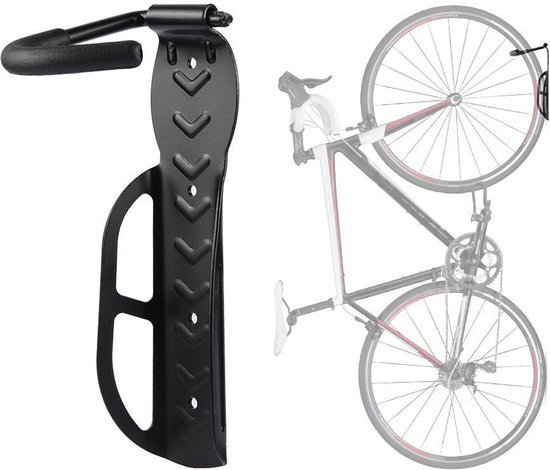 Fiets ophangsysteem ophangbeugel en Muurbeugel DesoMax® Muurhaak - Muurbevestiging voor met de wiel