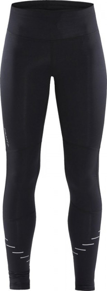 Craft Lumen Urban Run Tights Dames Sportlegging - Black/Silver - XS