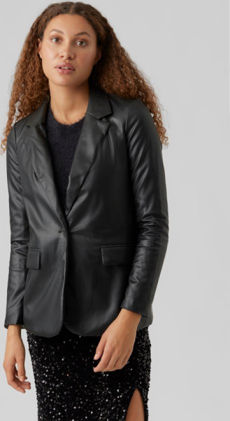 VERO MODA - Maat S - VMOLYMPIA LS SINGLE LOOSE PL BLAZER NOOS Dames Blazer