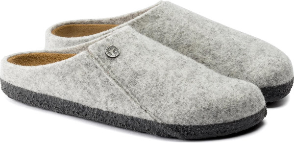 Birkenstock Zermatt - maat 44 - Standard Regular Heren Sloffen - Light Gray