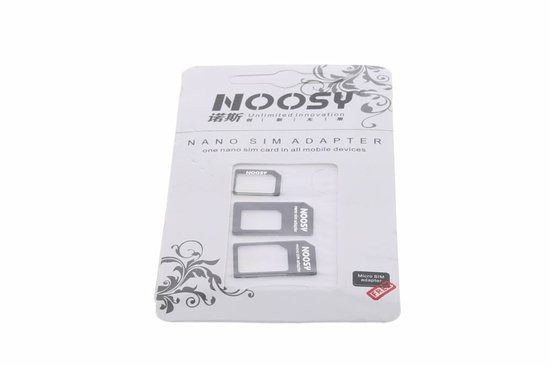 Noosy nano-SIM adapter kit 3-pack