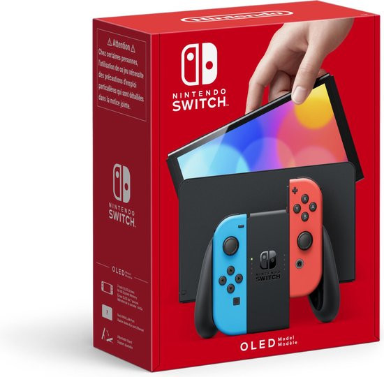 Nintendo Switch OLED - Blauw Rood - 64GB