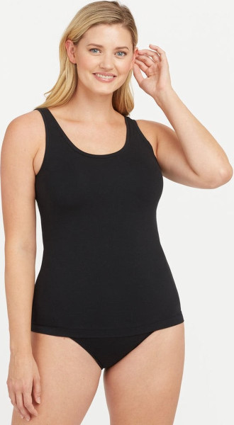 SPANX - Maat XL - Cotton Comfort - Tank top Dames Onderhemd Kleur Zwart