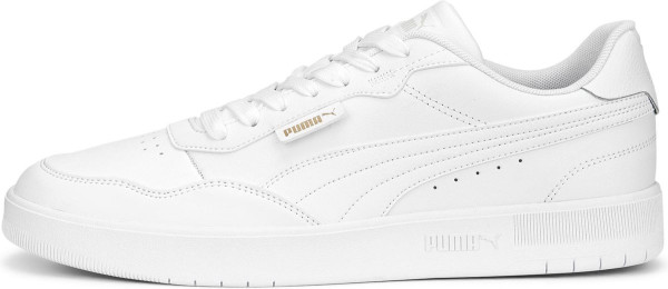 PUMA - Maat 44 - Court Ultra Lite Unisex Sneakers - White/Gold