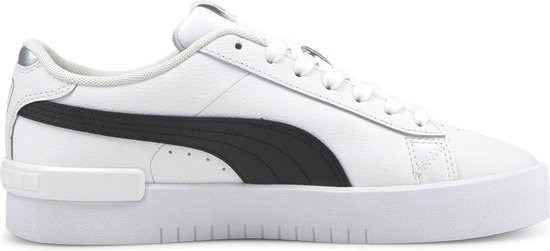 PUMA - maat 39- Jada Dames Sneakers - Puma White-Puma Black-Puma Silver