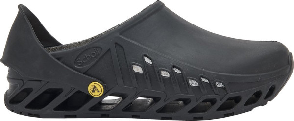 SCHOLL EVOFLEX Tpr - maat 38 - U BLACK Unisex Clogs - BLACK
