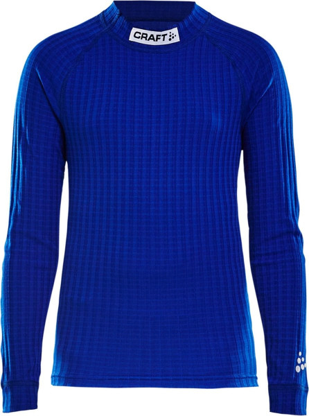 Craft Progress Baselayer Crewneck Longsleeve Sportshirt - Maat 122 - Unisex - donker blauw Maat 122/