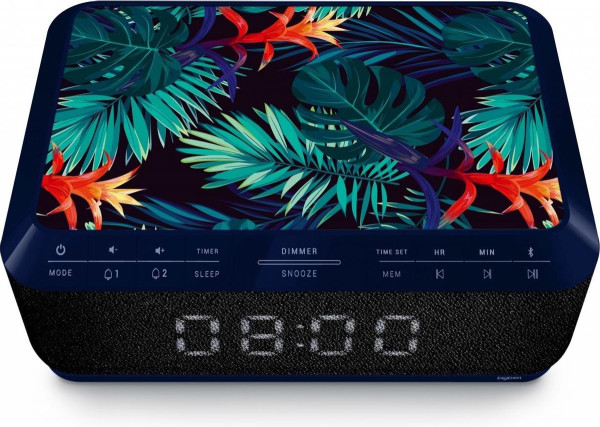 Bigben Wekkerradio - Draadloze Telefoon Oplader - Jungle