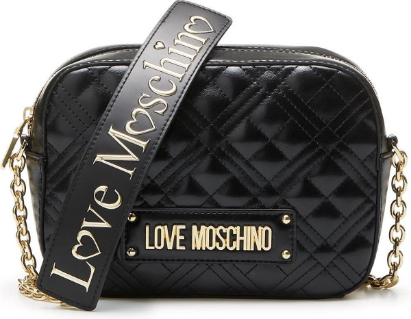 Love Moschino Gold Dames Crossbodytas - Zwart