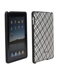 Speck iPad Fitted Tartanplaid - Zwart Wit