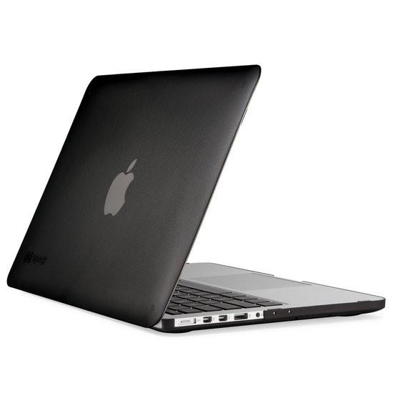 KOOPJESHOEK - Speck Seethru - Laptop Cover / Hoes voor MacBook Pro Retina 13 inch - Onyx Black Matte