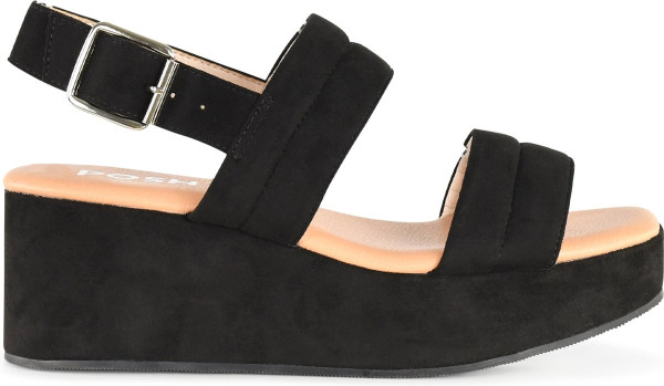 Dames sandalen plateauzool outlet
