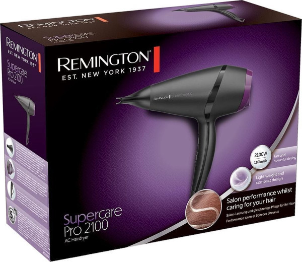 Remington AC7100 Supercare 2100 Watt - Föhn - Zwart