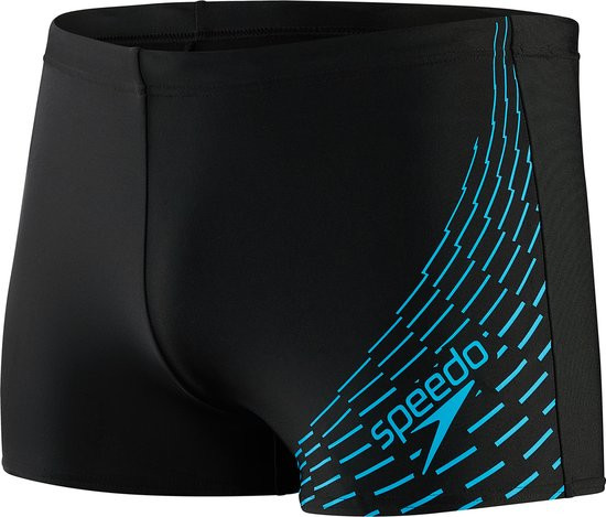 Speedo Maat XS Medley Logo Aquashort Heren - Zwart / Blauw - maat 3