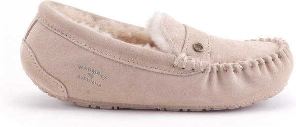 Warmbat - Maat 37 - Nowra Women Suede Dames Sloffen - Zand