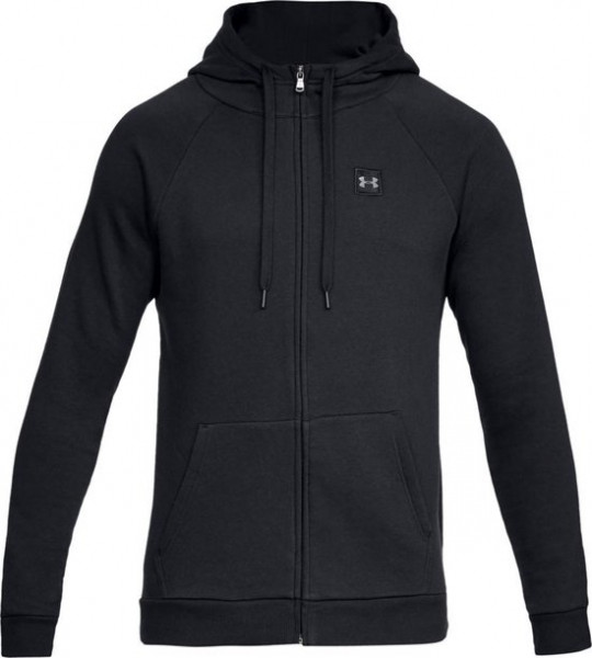 Under Armour Rival Fleece FZ Sportvest Heren - Zwart - Maat XXL