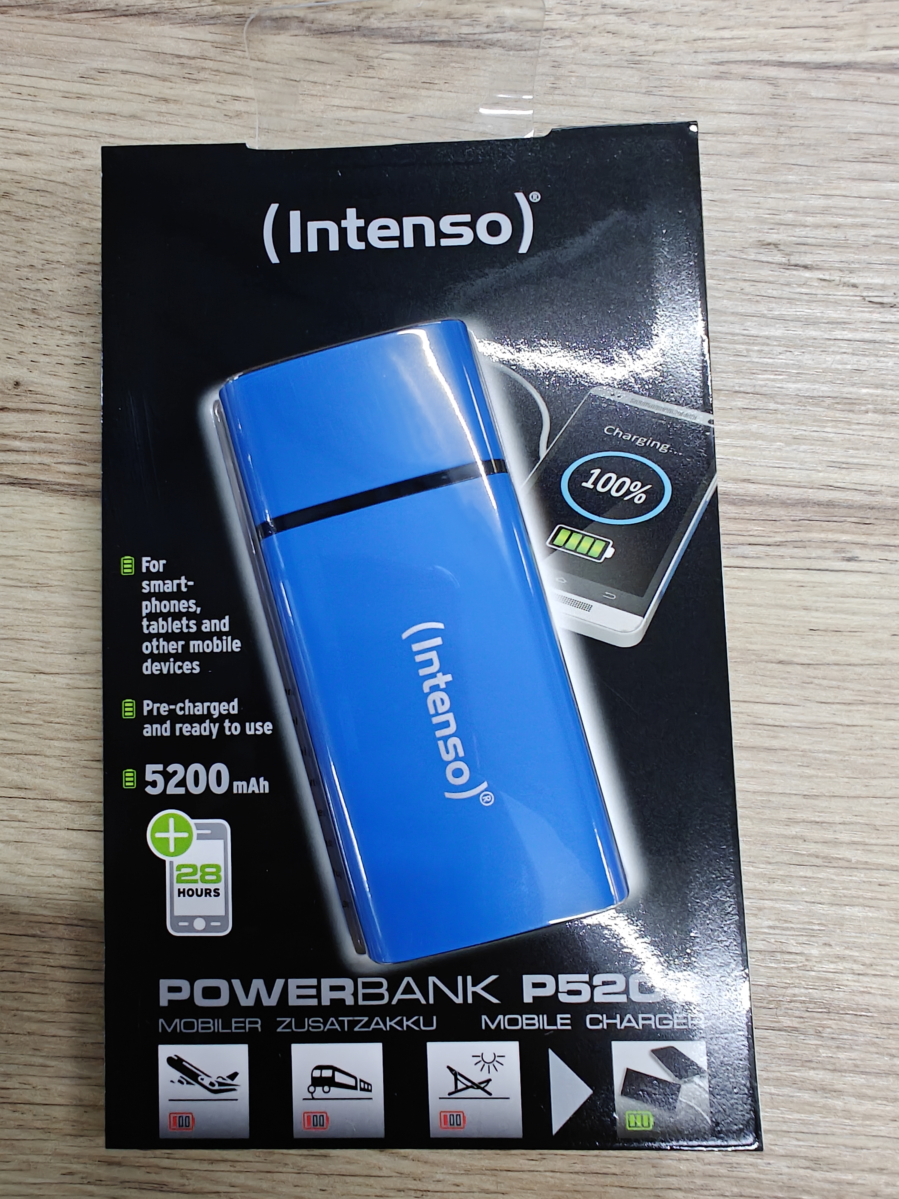 Intenso Power Bank  7323520 5200 Mah Zwart