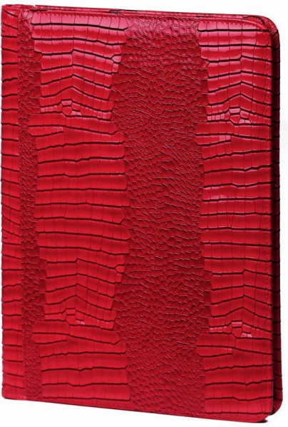 Kalpa 2400-62 Alpstein schrijfmap rits gloss - croco rood
