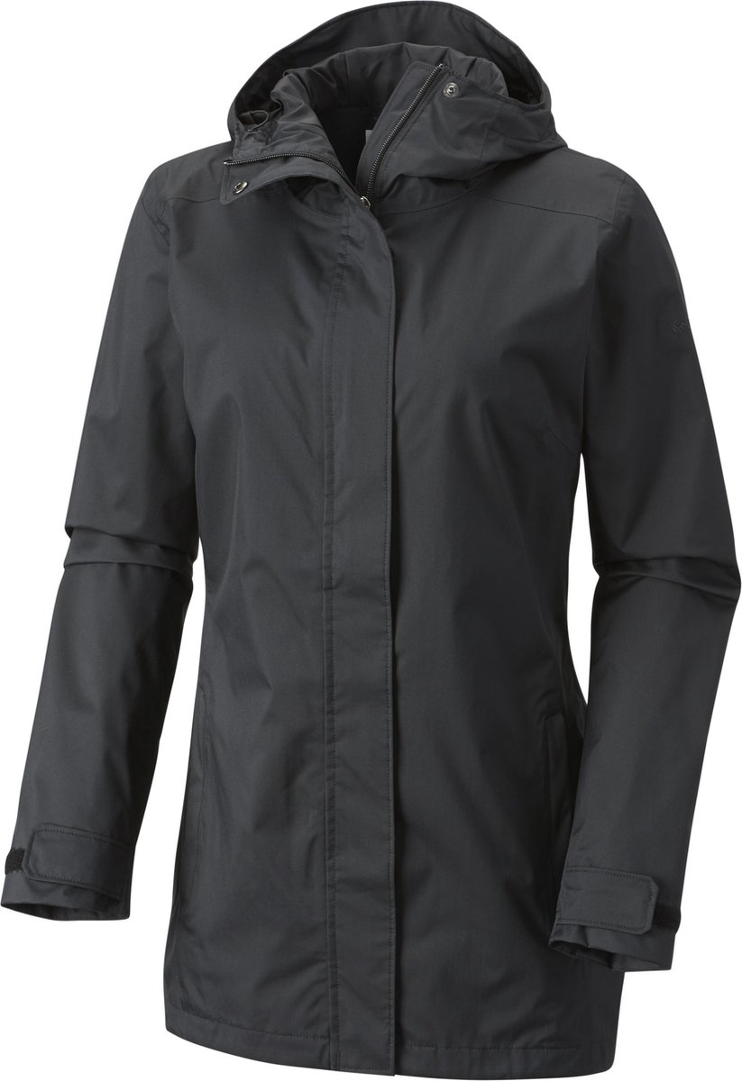 wijk Klap Middelen Columbia - maat M- Splash A Little II Outdoorjas Dames Waterdicht - Jassen  Dames Zwart | DGM Outlet