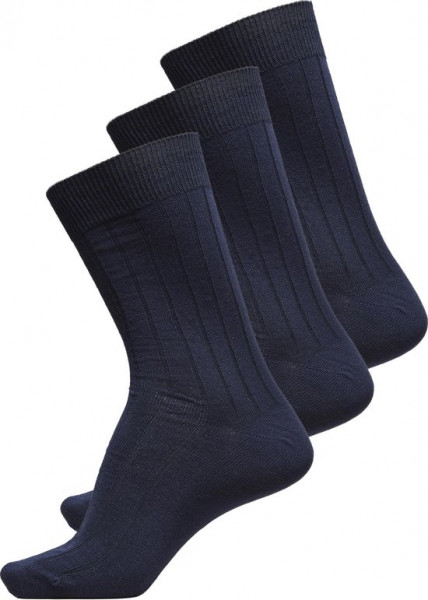SELECTED HOMME SLHPETE 3-PACK COTTON RIB SOCK NOOS Heren sokken - Maat ONE SIZE