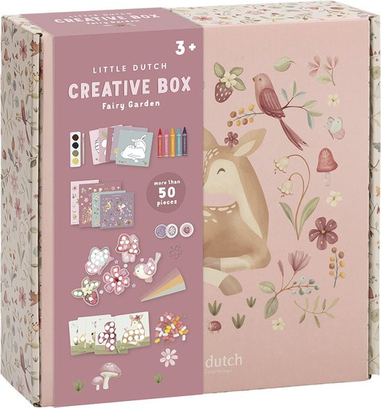 Little Dutch Fairy Garden knutseldoos, knutselpakket junior creatief speelgoed knutselen cadeautip k