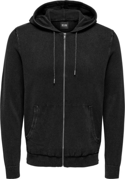 ONLY & SONS - Maat XL - ONSLIAM REG 12 WASH HOOD CARD KNIT Heren Vest