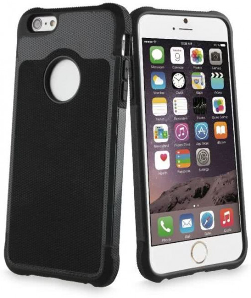 muvit Anti-Shock back cover hoes zwart iPhone 6 Plus / 6S Plus