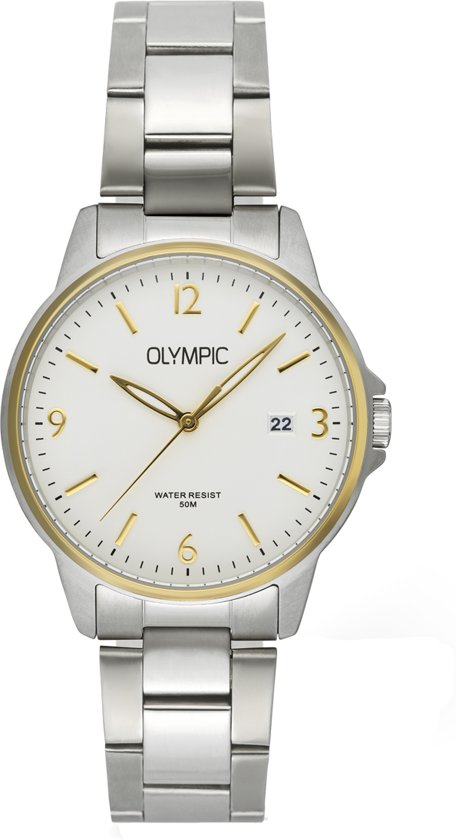 Unknown Olympic Detroit Horloge - Staal - Zilverkleurig - 37mm