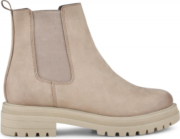 PS Poelman - Maat 40 - Mink Dames Chelsea laarzen - Taupe