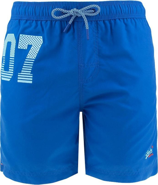 Superdry - Maat S - waterpolo rits zwemshort blauw