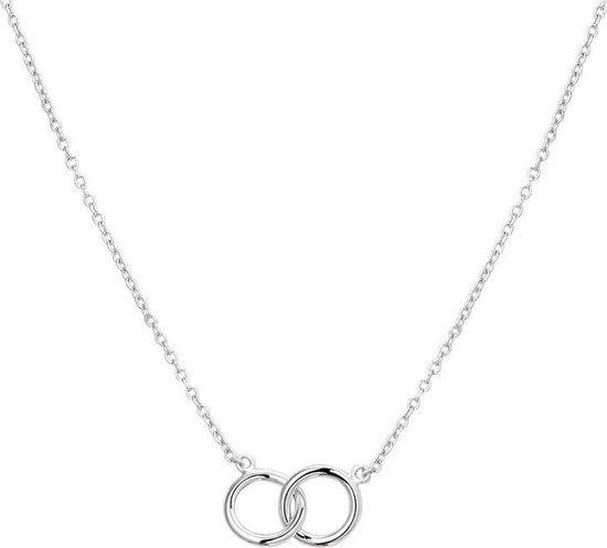 Zullen schelp Protestant The Jewelry Collection - Ketting Rondjes 1,2 mm 40 + 4 cm - Zilver | DGM  Outlet