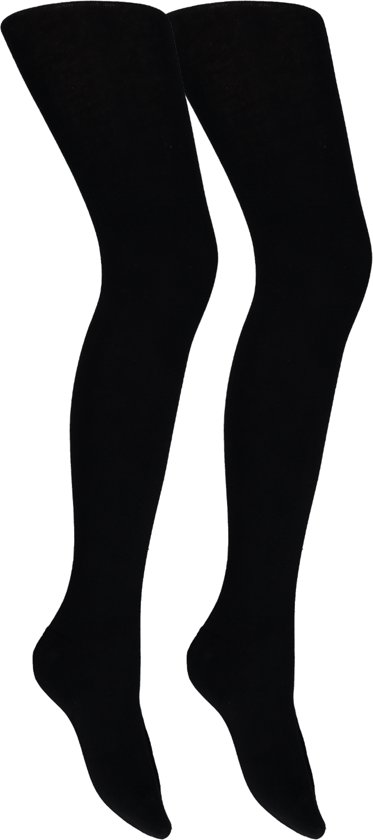 Apollo Dames Maillot Katoen - 2-pack - Zwart - Maat S/M