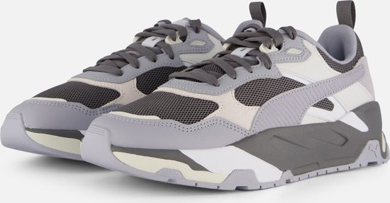 PUMA - Maat 44 Trinity Heren Sneakers - Cool Dark Gray-Gray Fog-Silver Mist