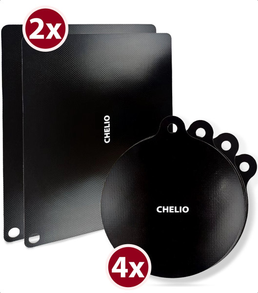 Chelio Inductie Beschermer Mat voor Kookplaat 6x – Anti-slip & bescherming