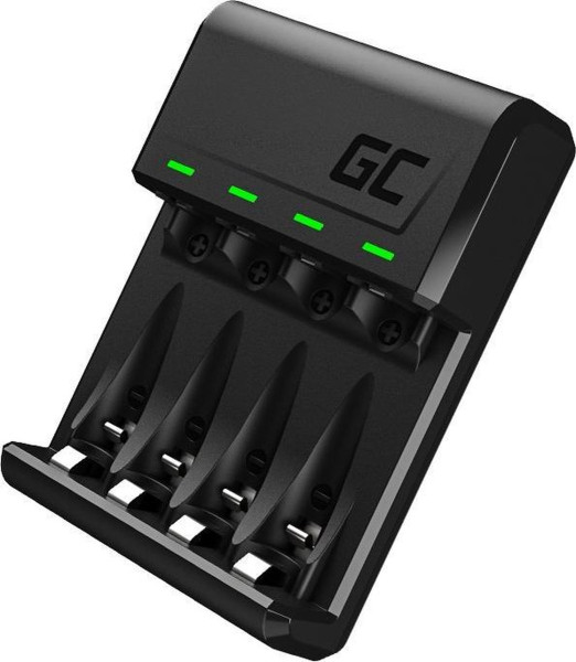 GREEN CELL GC VitalCharger Ni-MH AA en AAA Batterij oplader met Micro USB en USB-C poort