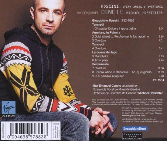 Max Emanuel Cencic - Rossini Arias - CD
