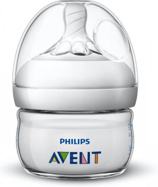 Philips Avent Natural babyfles - SCF039/17 babyfles (0m) voor langzame toevoer - 1x