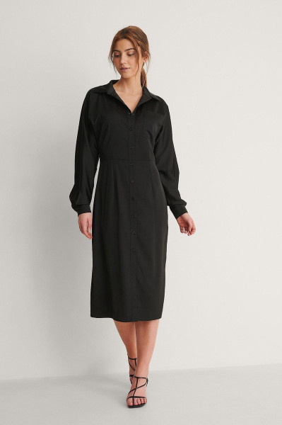 na-kd - Maat EU 42 - Dames Midi Jurk