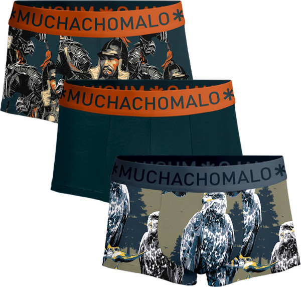 Muchachomalo Maat L 3-pack onderbroeken voor mannen-Elastisch Katoen-Boxershorts